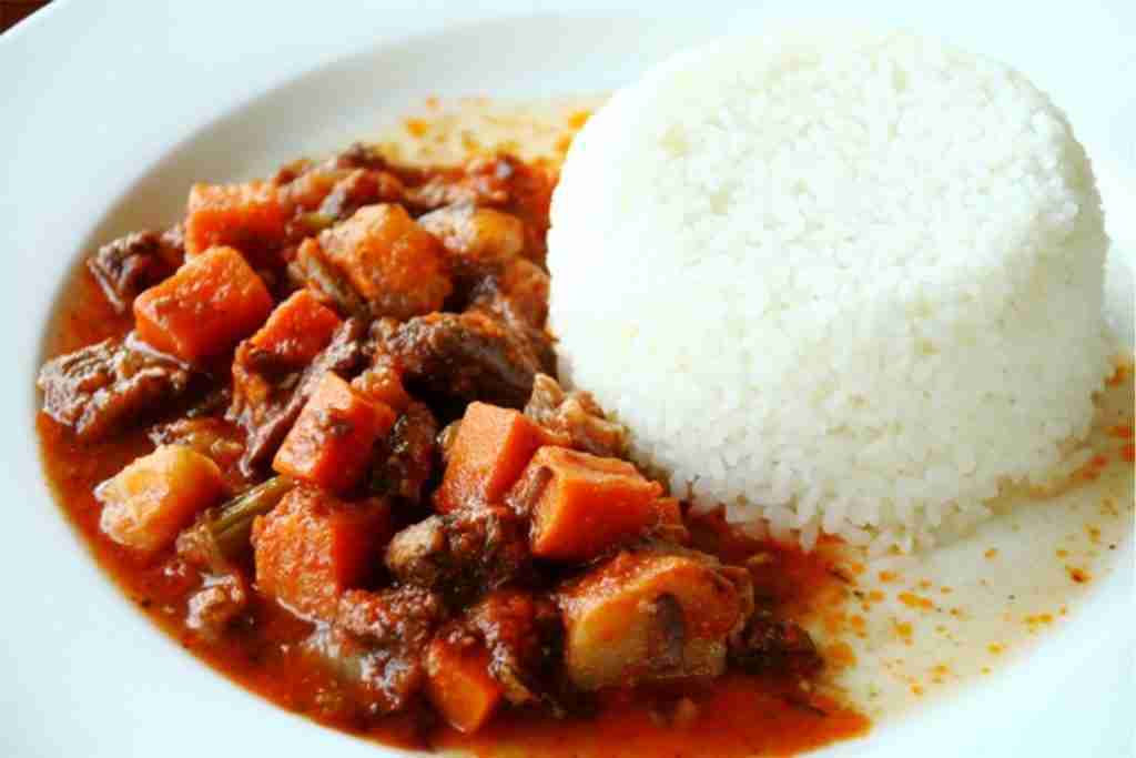 Red Braised Vegetarian Pilaf